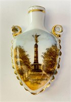 Vintage Hand Painted Porcelain Vessel (No Top)