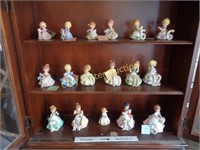 Complete Set of Birthday Porcelain Dolls