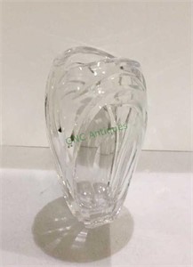 Beautiful crystal vase with an unusual design