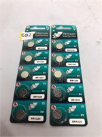 10 Lithium Batteries 3V