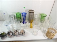 Qty of Various Vases