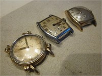 Vtg Gruen & 2 Vtg Bulova Watches