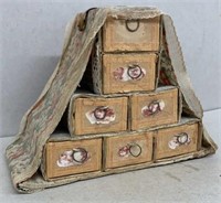 Folk Art Drawers / trinket box