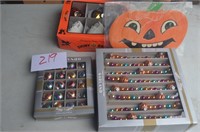 VINTAGE PUMPKIN FACE, NEW ORNAMENTS