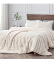 BEDELITE luxury fluffy King Comforter Set