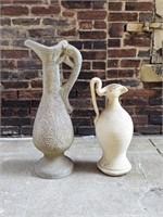 Cast Stone Garden & Terracotta Ewer