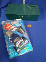 Tin Box & Hoover wind tunnerl hand tool