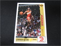 1991-92 UD DOMINIQUE WILKINS AUTOGRAPH