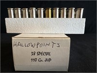 38 Special Hallow Point Cartridges (50 ct)
