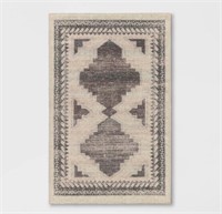 4'x6' Washable Printed Persian Style Rug Tan