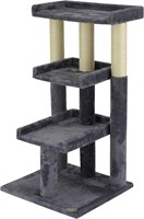 Go Pet Club 35 Cat Tree  Scratch Posts  Gray