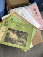 Box of Scholastics Book Club magazines