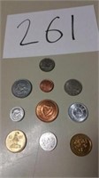 10 VARIOUS FOREIGN COINS