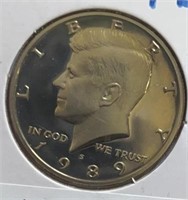 1989S Kennedy Half Dollar Proof