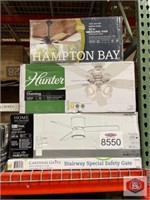 4 pcs mix items; ceiling fans, stairway safety