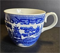 Vtg Japan Blue Willow Large Soup Mug