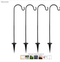 Set of 4 Shepherds Hook,  Super Strong Metal Hooks