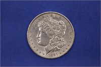 1891-D Morgan Silver Dollar, 90% Silver