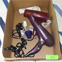 3 BLOW DRYERS - REVLON, CONAIR & VIDAL SASSOON>>>