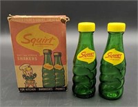 Vintage Squirt Salt & Pepper Shakers with Box