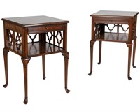 Smith and Watson Walnut End Stands - Pair