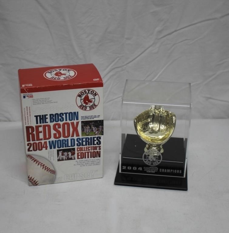 BOSTON RED SOX 2004 WORLD SERIES DVD SET AND MORE