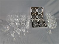 Bar Glasses & Coasters