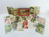 Lot of Antique/Vintage Post Cards & Valentines