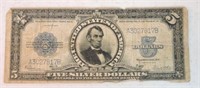 1923 $5 Porthole silver certificate