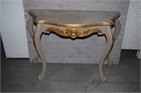 GOLD GUILDED SOFA / HALL TABLE