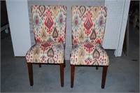 PAIR OF CONTEMPORARY SIDE CHAIRS