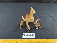 Bone China Kangaroo Figurines