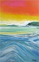 RODNEY DEMPS Highwaymen Seascape Painting