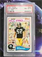 1982 Topps Mike Webster Steelers AFC All Pro