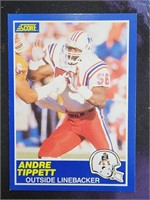 1989 Andre Tippett Score New England Patriots