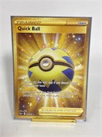 Pokémon Quick Ball Gold Holo Trainer Card