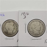 1902 & 1916 D BARBER QUARTERS