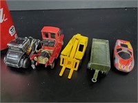 5 voitures et camions Matchbox des années 1970