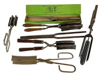 7 Antique Curling Irons