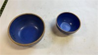 2pcs ceramic pottery bowls