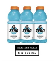 6x591mL Gatorade Zero Sports Drink, Glacier