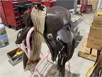 HORSE SADDLE, NOT SELLING WITH STAND