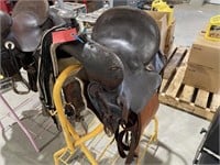 HORSE SADDLE, NOT SELLING WITH STAND