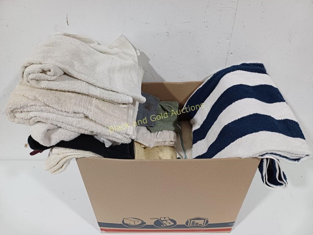 Box of Assorted Towels