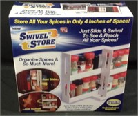 Swivel store space storage new in box