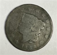 1822 Coronet Liberty Head Large Cent