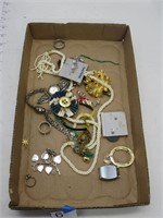 assorted costume jewelry