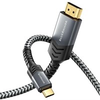 BlueRigger Premium USB C to HDMI Cable (10FT, 4K
