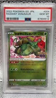 2022 Pokemon Go JPN Radiant Venusaur PSA 10