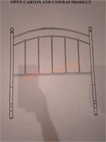 Sanford White Metal Queen Headboard